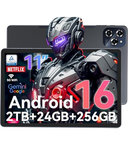 Amazon.com: Tablet Android 16 Tablet-11 Inch FHD Display, 24GB RAM